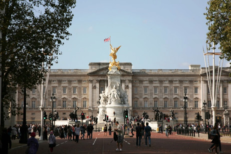 イギリス女王がお住まいの、バッキンガム宮殿