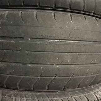 溝が無いので廃棄です