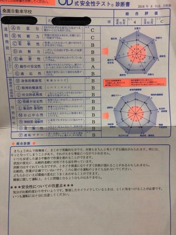 適性診断結果