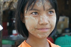 ミャンマーの女の子