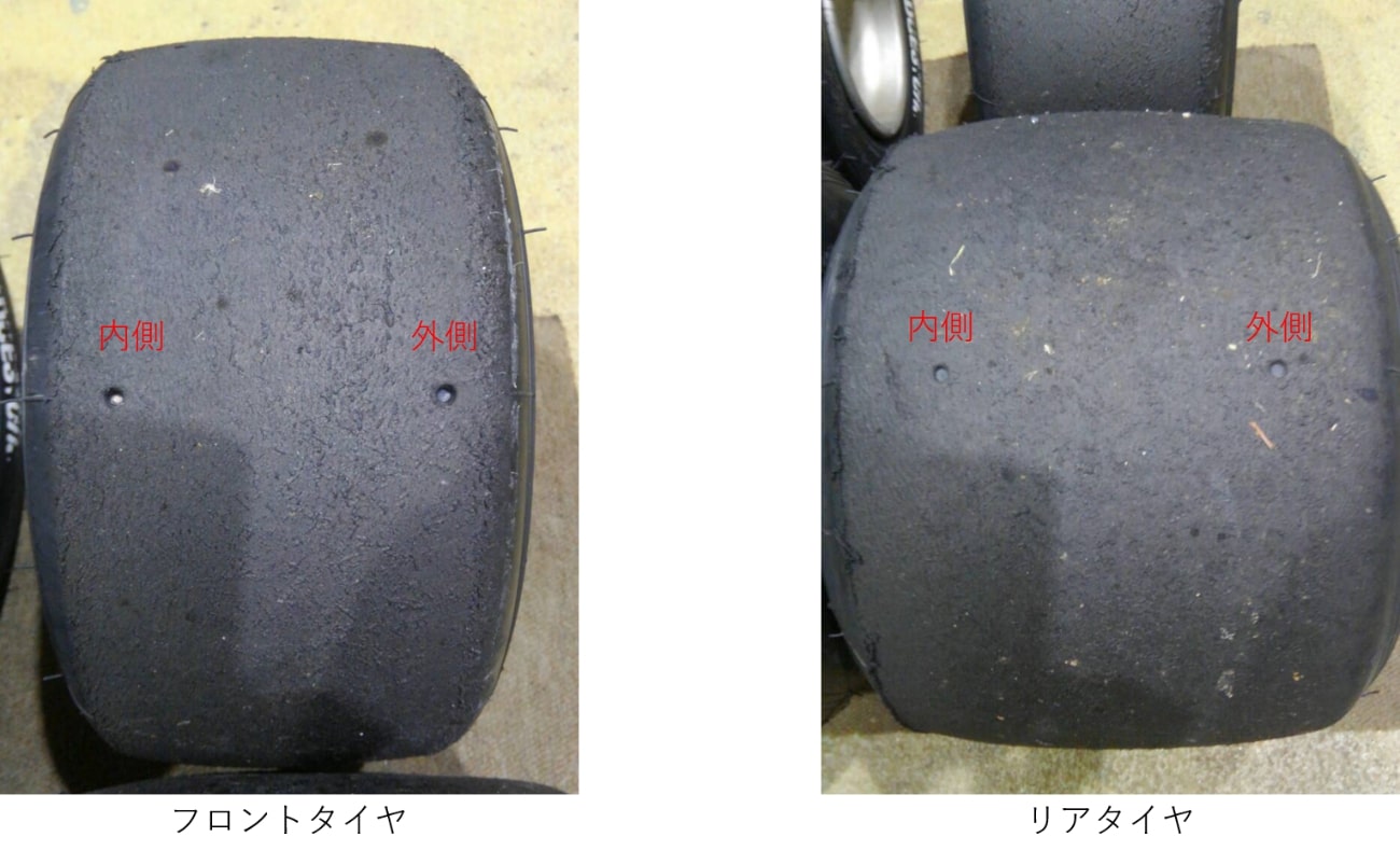 レーシングカートの後片付け