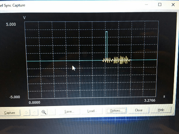 正常時のRef　Sync波形