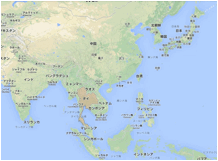 タイ王国の位置