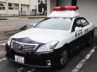 トヨタ：クラウンのパトカー（県警配備）