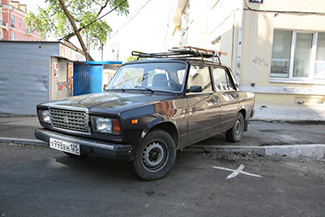 旧ソビエト連邦時代の車、ジグリ(Zhiguli)